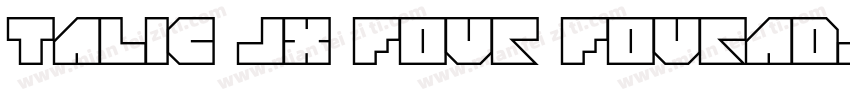 talic JX Four FourAdjust字体转换